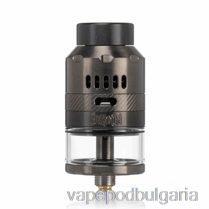 Vape 10000 Дръпки Hellvape Helheim 25mm Bf Rdta Gunmetal